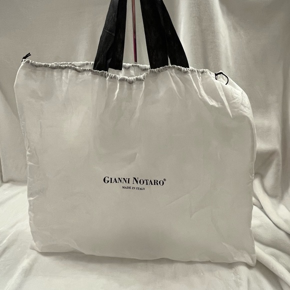 Gianni Notaro Black & Yellow Satchel/Tote with removable insert and Dust Bag - Picture 16 of 16